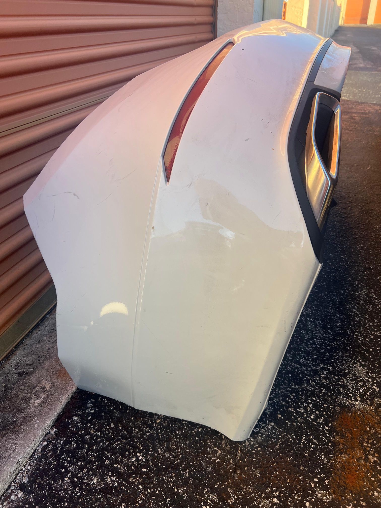 2018–2022 Honda Accord Rear Bumper – White (Sport Style)