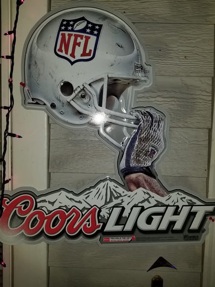 Coors Light Metal Sign