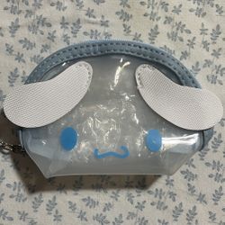 Cinnamoroll Sanrio Clear Vinyl Zipper Pouch