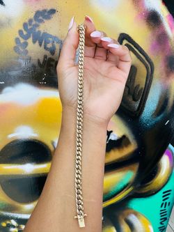 14k Solid Cuban Bracelet