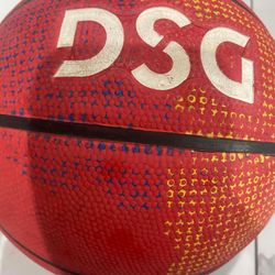 Red Tech Grip DSG Basketball Size 28.5