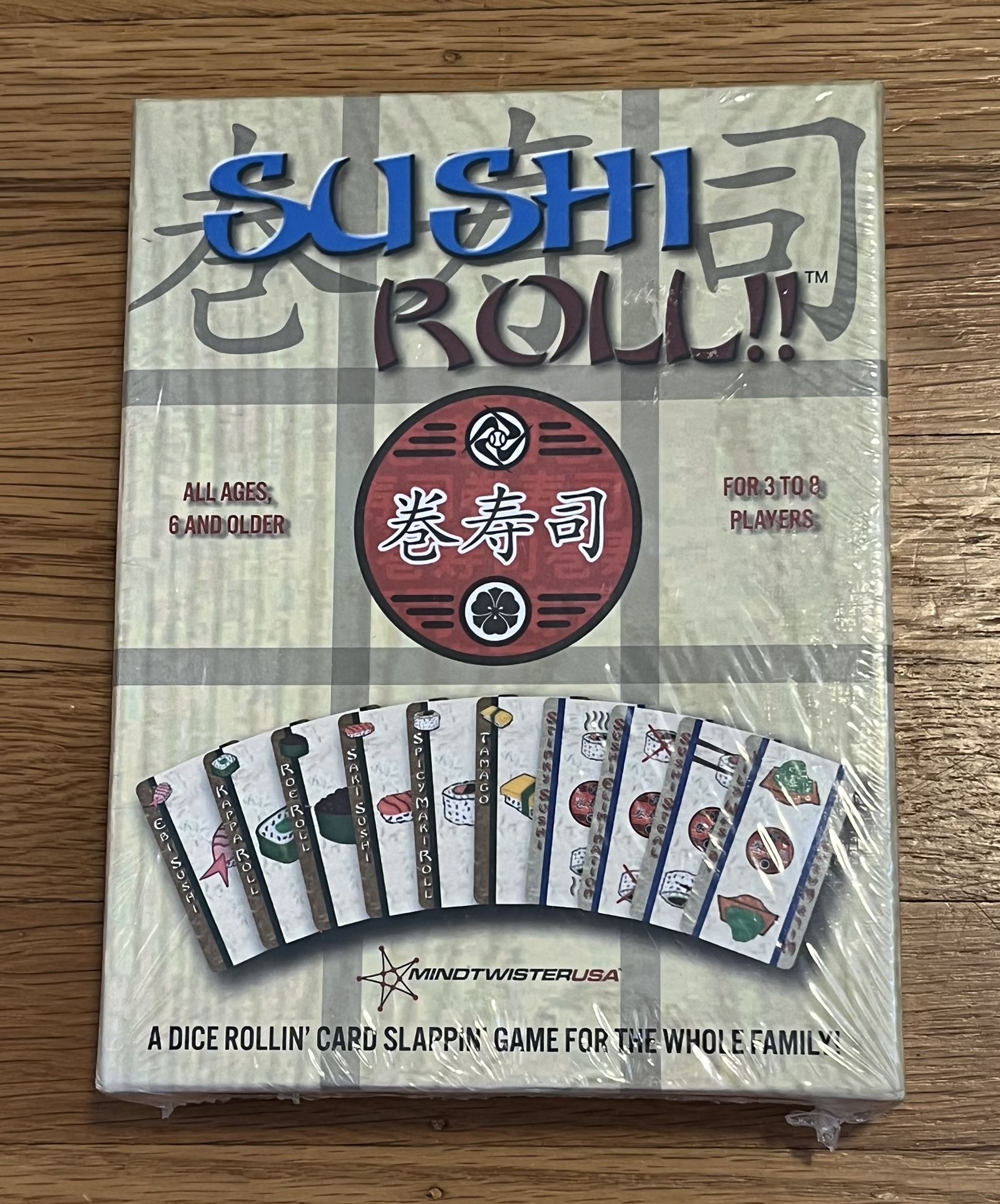 Sushi Roll By Mindtwister USA Game Card Dice Game 2009 New Sealed