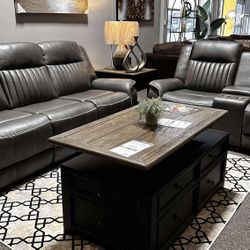 [OM] 🟪 Only $45 initial then take it home 🏡 Brand New Enzo 2 Pie Reclining Sofa And Loveseat 