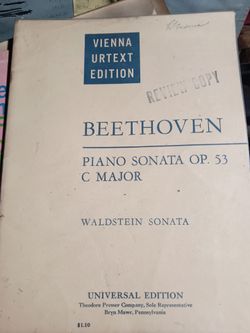 Beethoven Waldstein Sonata Op. 53 Sheet Music