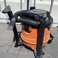 Rigid 16 Gallon Shop Vac Wet Dry With Attachments 