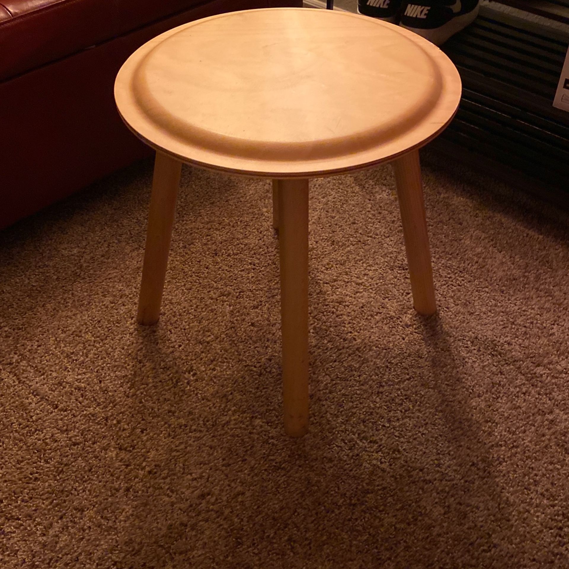 Ikea wood side table/stool