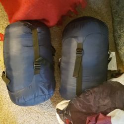 2 Sleeping Bags And A 2 Person Tent 