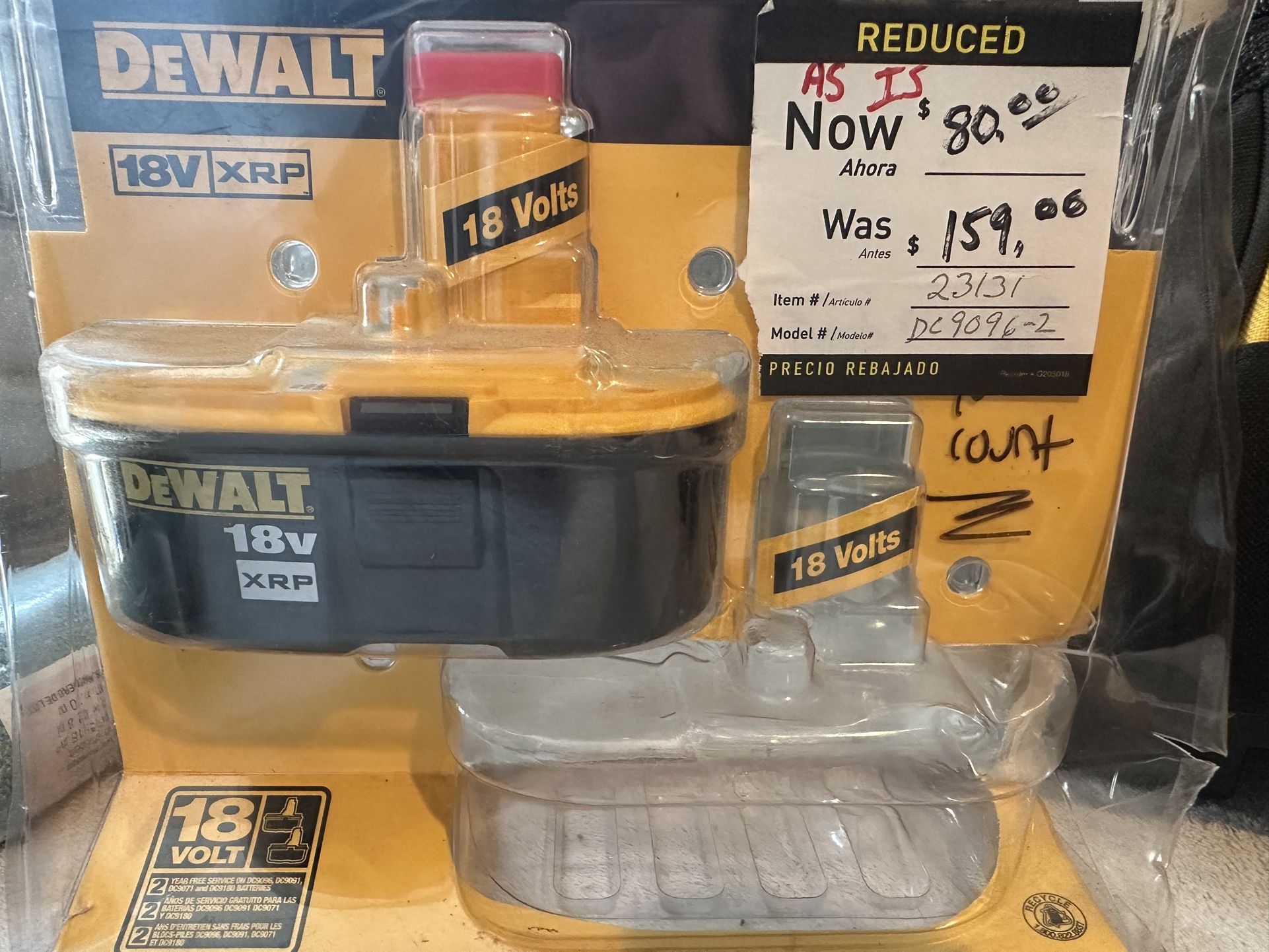 DeWalt 18v XRP