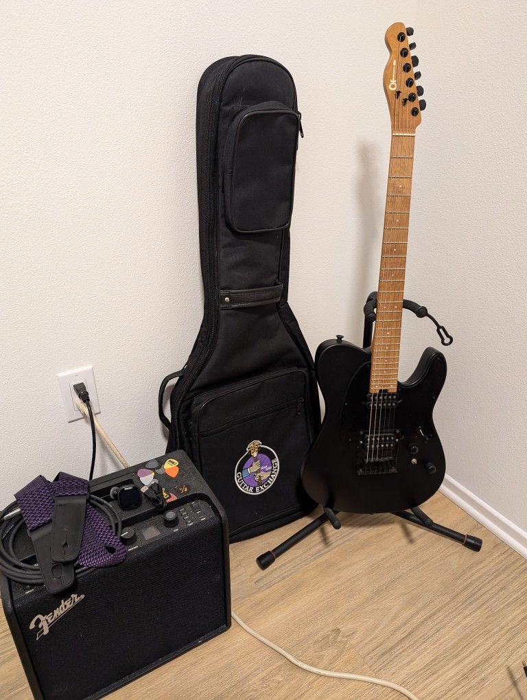 Charvel Guitar + Amp