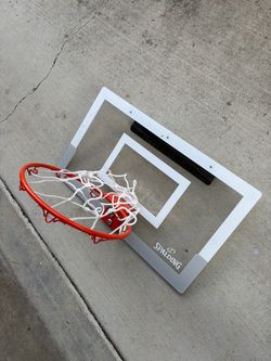 mini Spalding Basketball Backboard with Rim and Net