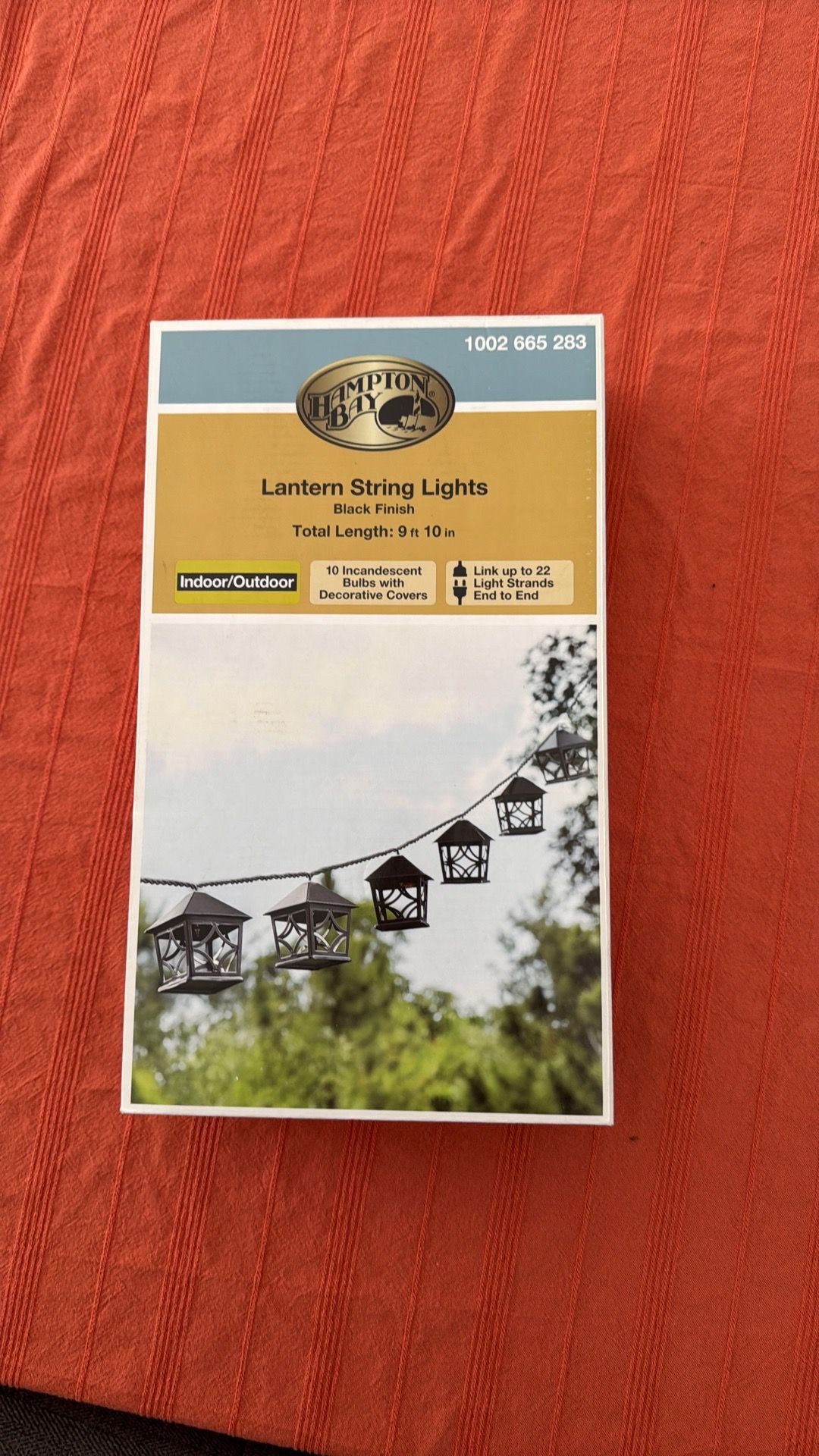 Indoor/outdoor lantern string lights