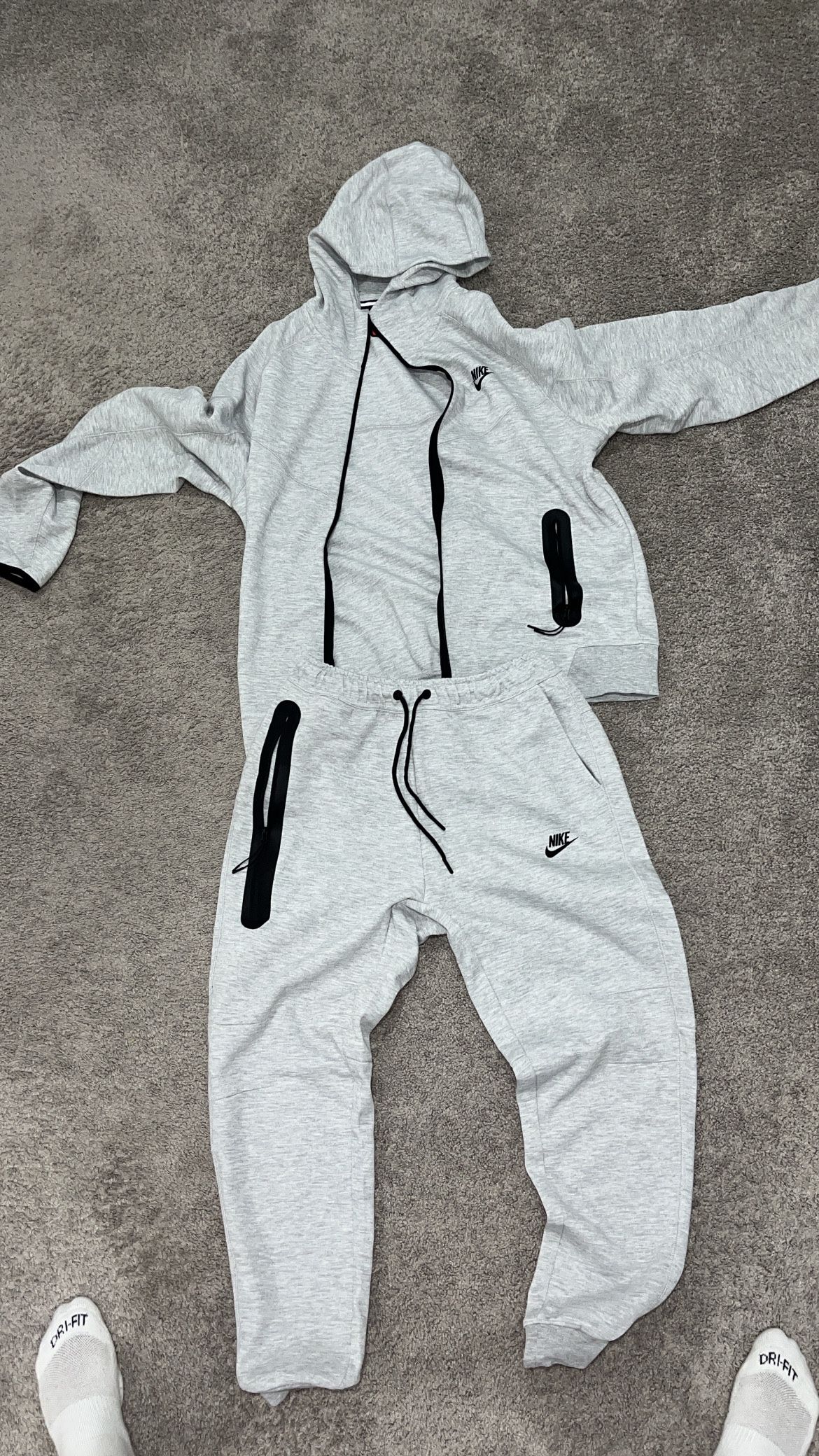 Grey Nike Tech Fleece Size L