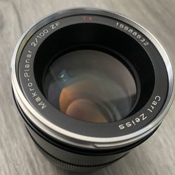 Zeiss Makro Planar 100mm F2 Nikon F Mount