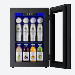 SIMZLIFE 11-inch Compact Beverage and Wine Refrigerator