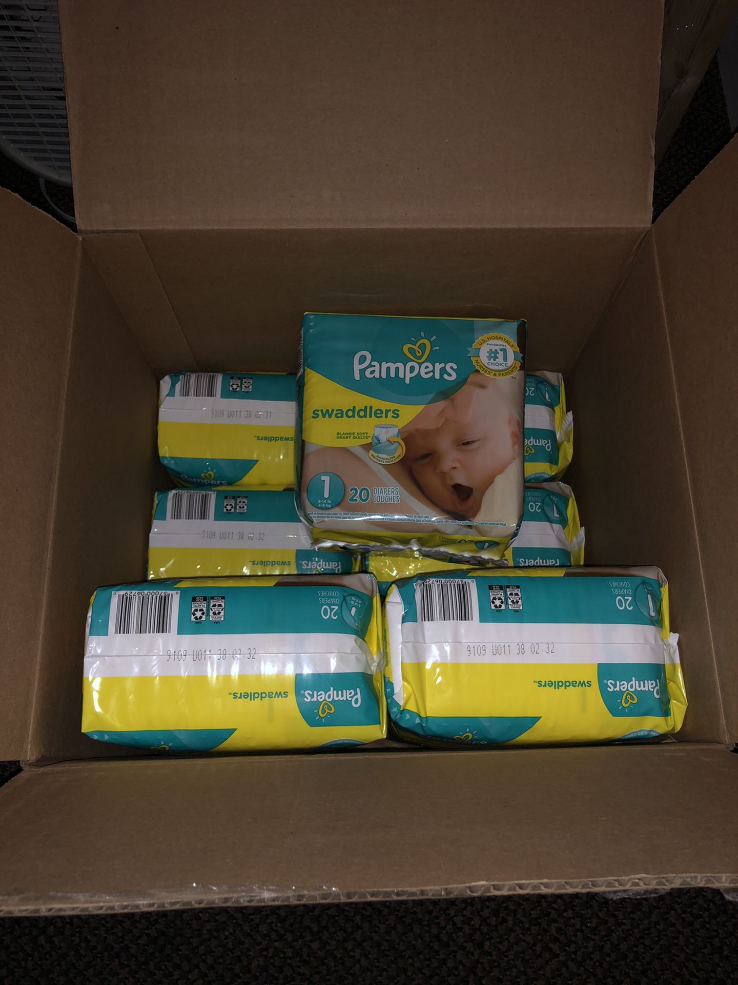 Pampers Swadders Size 1 - 180 count