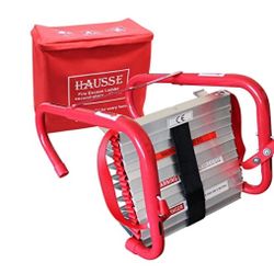 (9006) Hausse Retractable 2 Story Fire Escape Ladder, 13 Feet