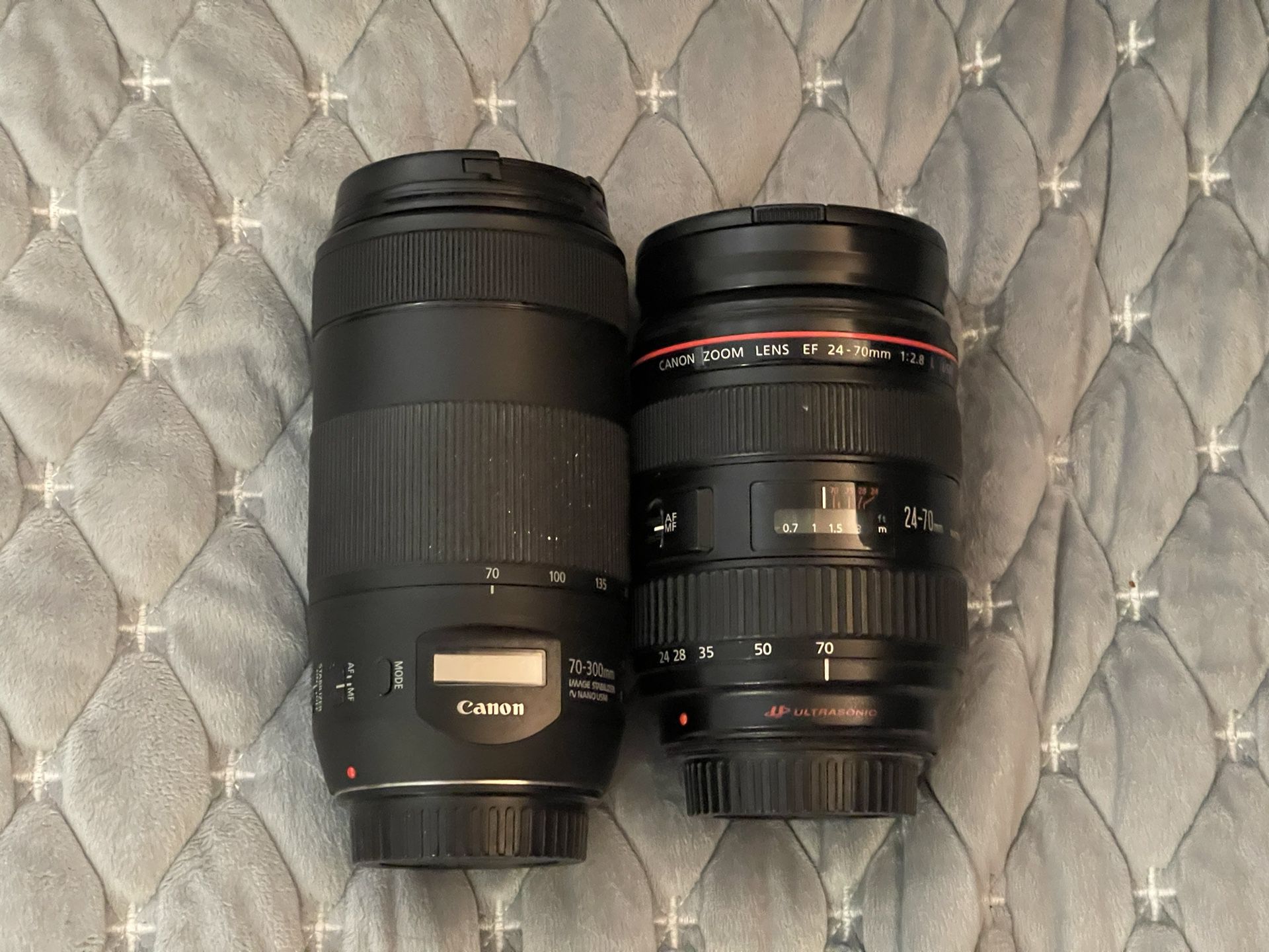 Canon - EF24-70mm F2.8L II USM Standard Zoom Lens & Canon EF 70-300mm f/4-5.6 IS II USM Lens 