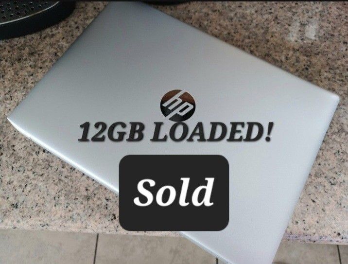 Loaded Hp Laptop **12GB ram**Windows 11**SSD**MORE LAPTOPS On My Page