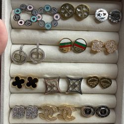 Women's Earring Collection - Gold, Silver, Blackberry in bulk