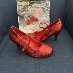 Red Glitter Heels- Costume 