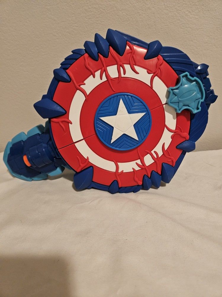 Nerf Spiderman And Captain America