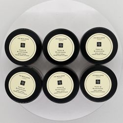 JO MALONE PEONY & BLUSH SUEDE BODY CREAM 6PCS 15ML EACH