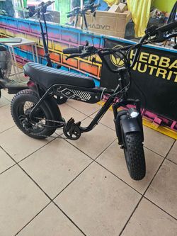 Emoto Style Electric Bicycle 28mph 1500w peak 16in