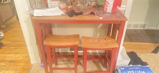 Table With Stools