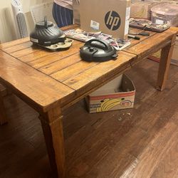 Dining Room Table with 4 Chairs And Matching Buffet