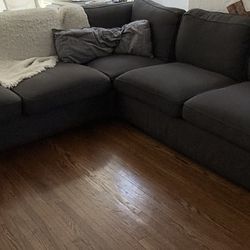 Blue/Gray Sectional Couch