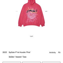 Pink SP5DER Hoodie 