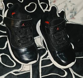 Kids Nike Air Jordan 11 Low Black Sneaker