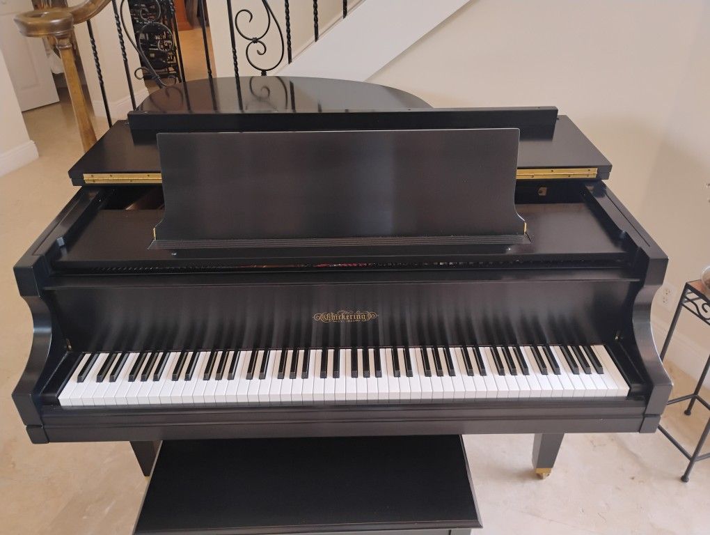 Baby grand piano chickering