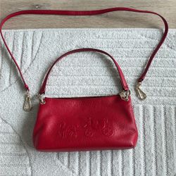 COACH Red Top Handle Crossbody Bag