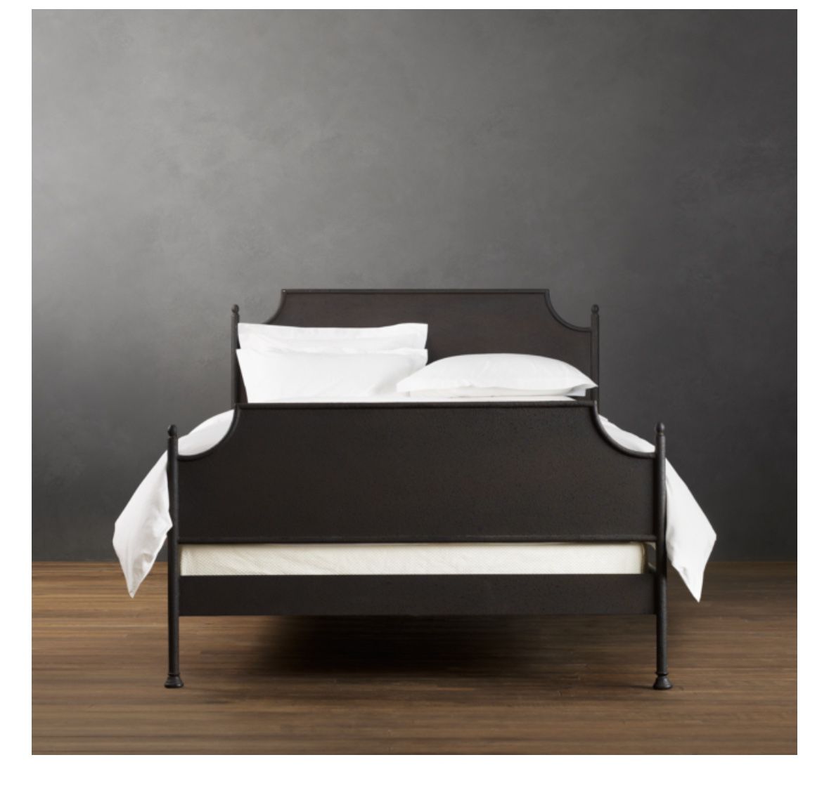 California King Restoration Hardware Iron Bed