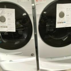Virtual Appointment Available Open Box Front Loading Washer & DryerSet