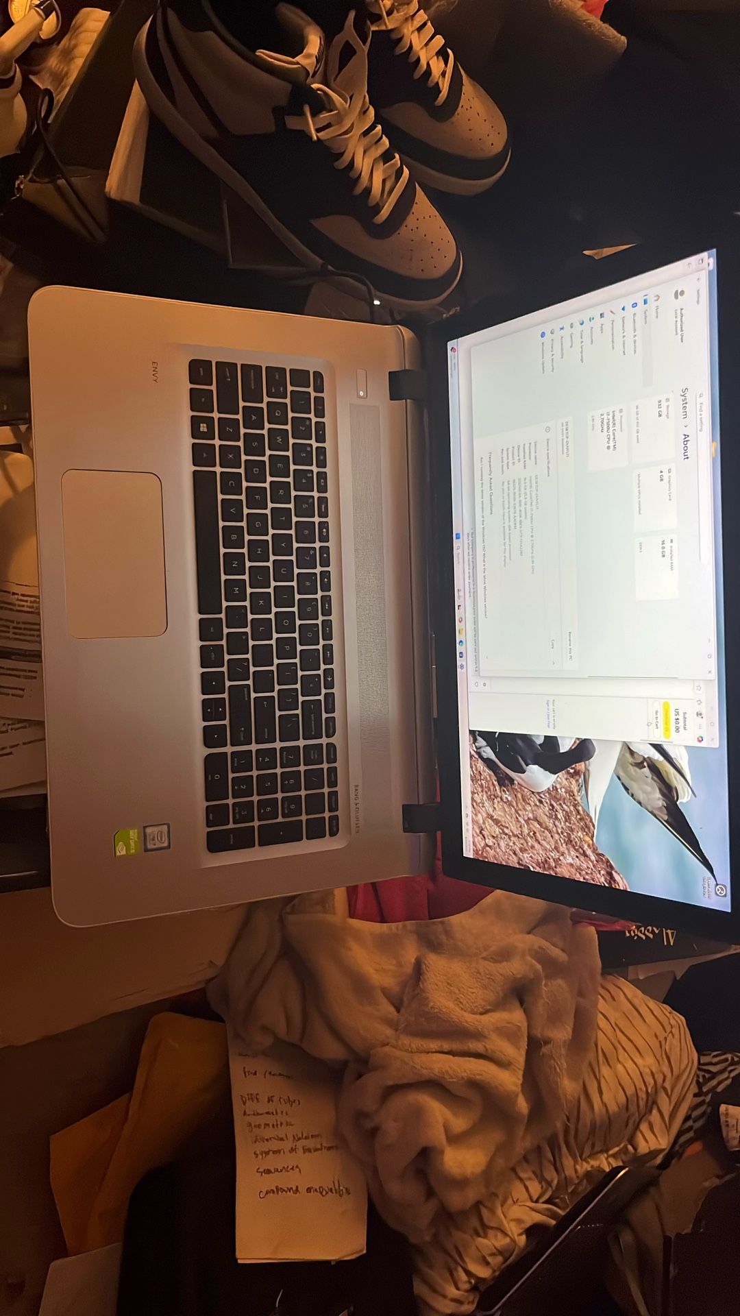 “17in Hp Gaming Laptop Nvidia GeForce “