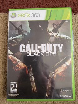 Xbox 360 Call Of Duty Black Ops 