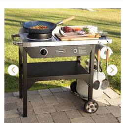 Outdoor wok station
