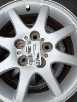 2002 Chrysler Sebring Tire And Rims 200 Best Offer