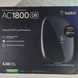 Belkin Wifi AC+ Gigabit Router (5GHz/2.4GHz)