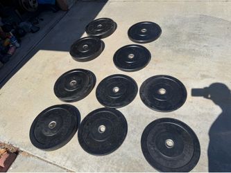 Very nice Olympic weight plates  $1 a lb