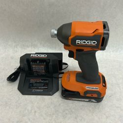 Rigid half inch impact with battery and charger like new