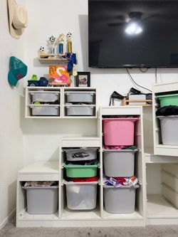 IKEA TROFAST Storage Units with Bins