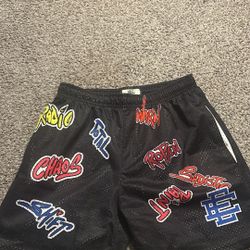 Eric Emanuel X Chrome Heart Shorts