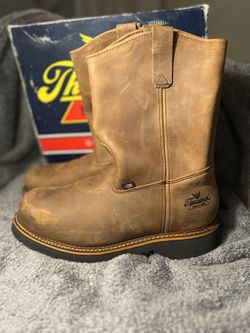 NEW- Thorogood Men's V-Series Waterproof Safety Toe Wellington Boot Size 12 2E