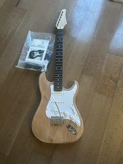 Unfinished Electric Guitar