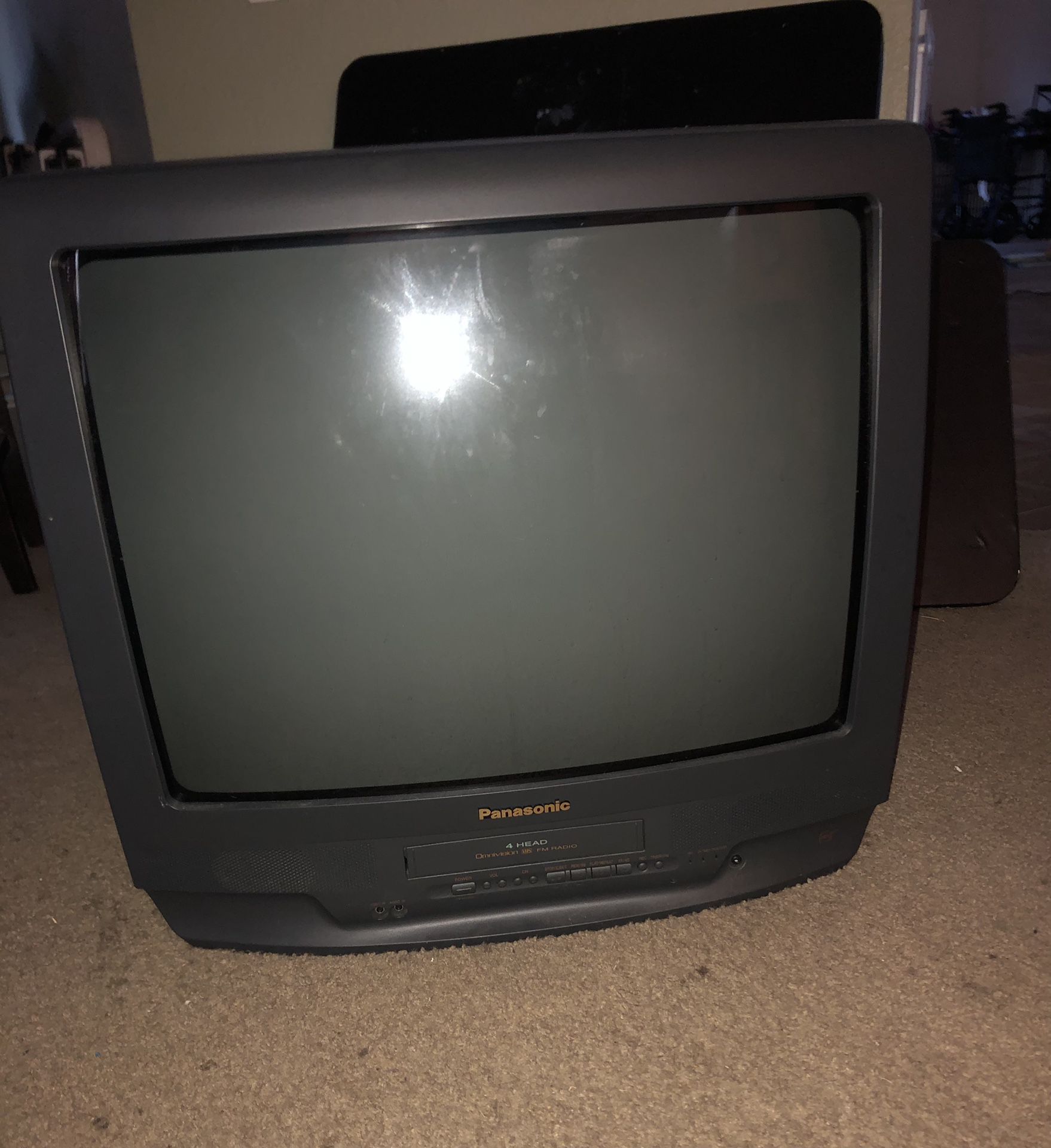 Panasonic 25” TV, VCR combo