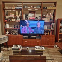 Teak MCM Wall Unit — Bigger Than Your First Apartment