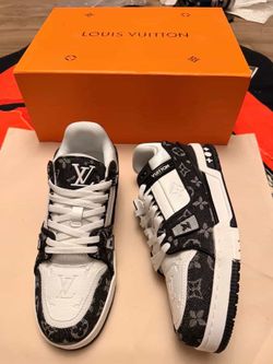 White/Black Lv shoes